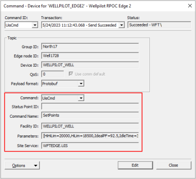 Command-Type Data Group - UisCmd Command